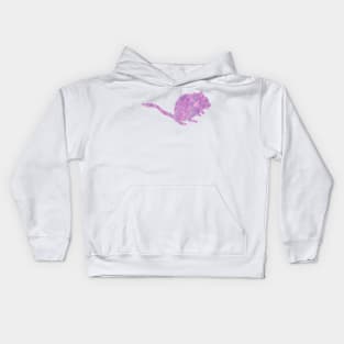 Pink/purple watercolour gerbil Kids Hoodie